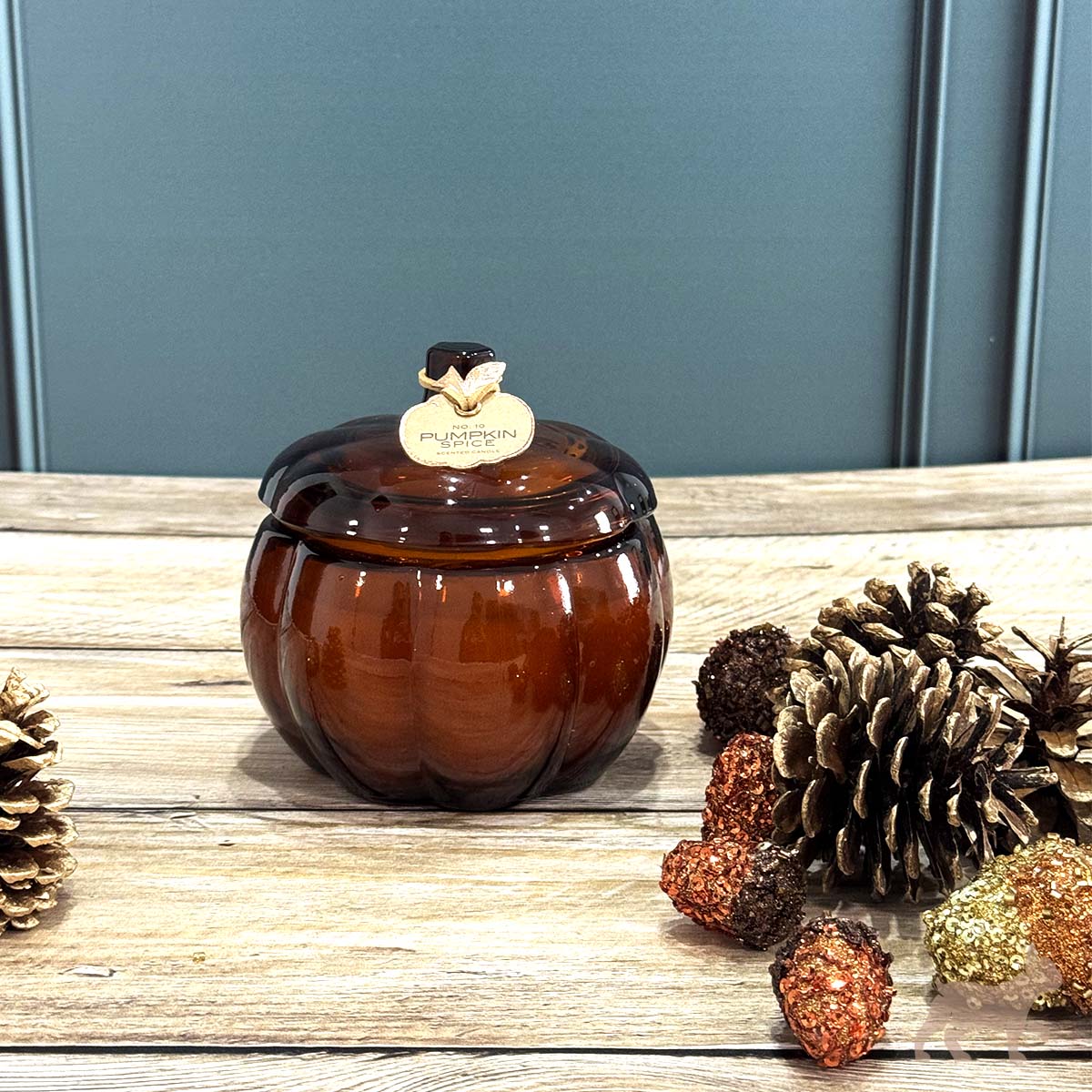 Vela de calabaza Cristal