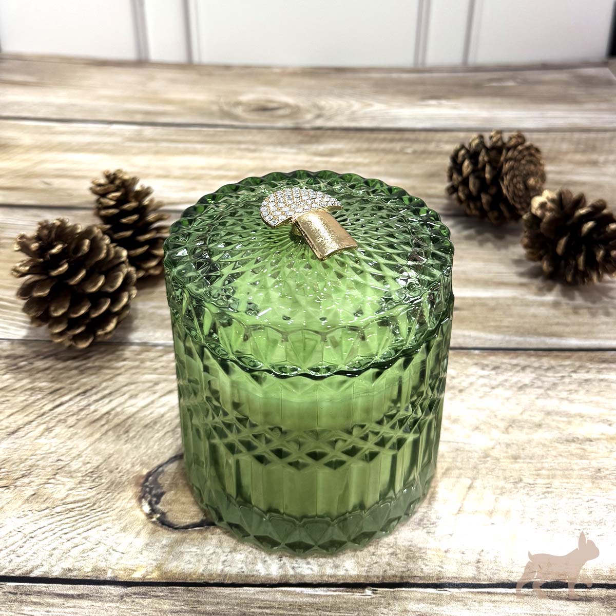 Vela tapa detalle hongo