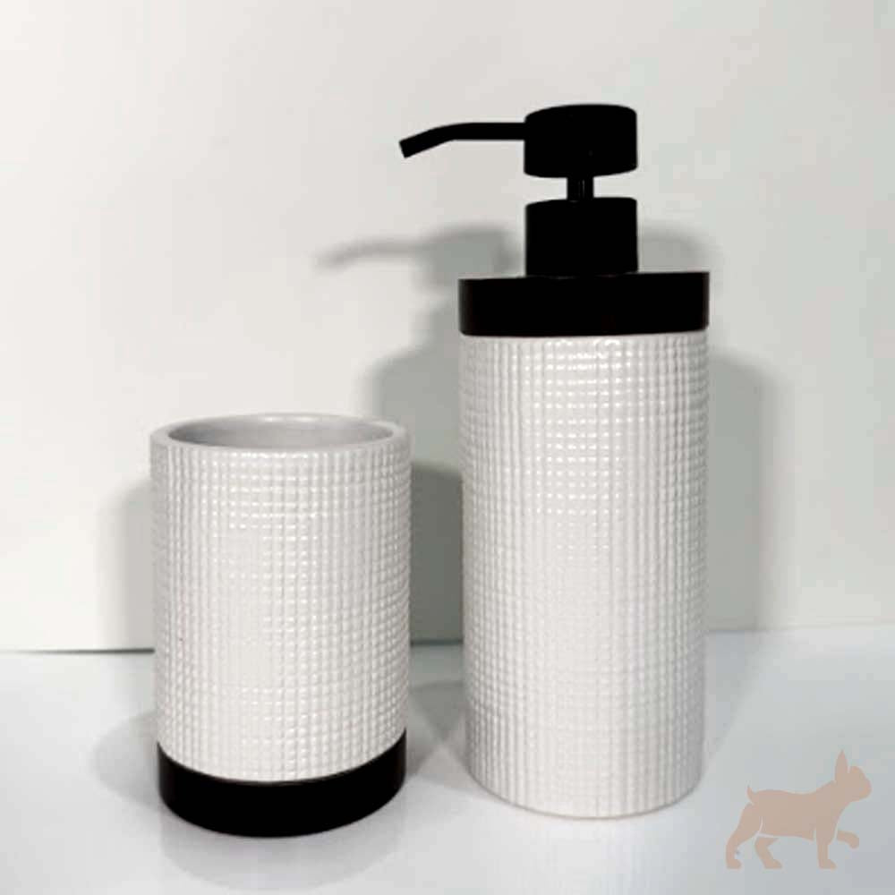 Set jabonera y vaso