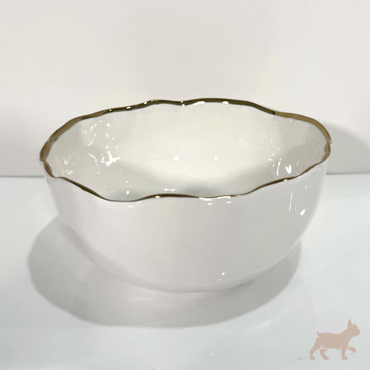 Bowl con borde oro