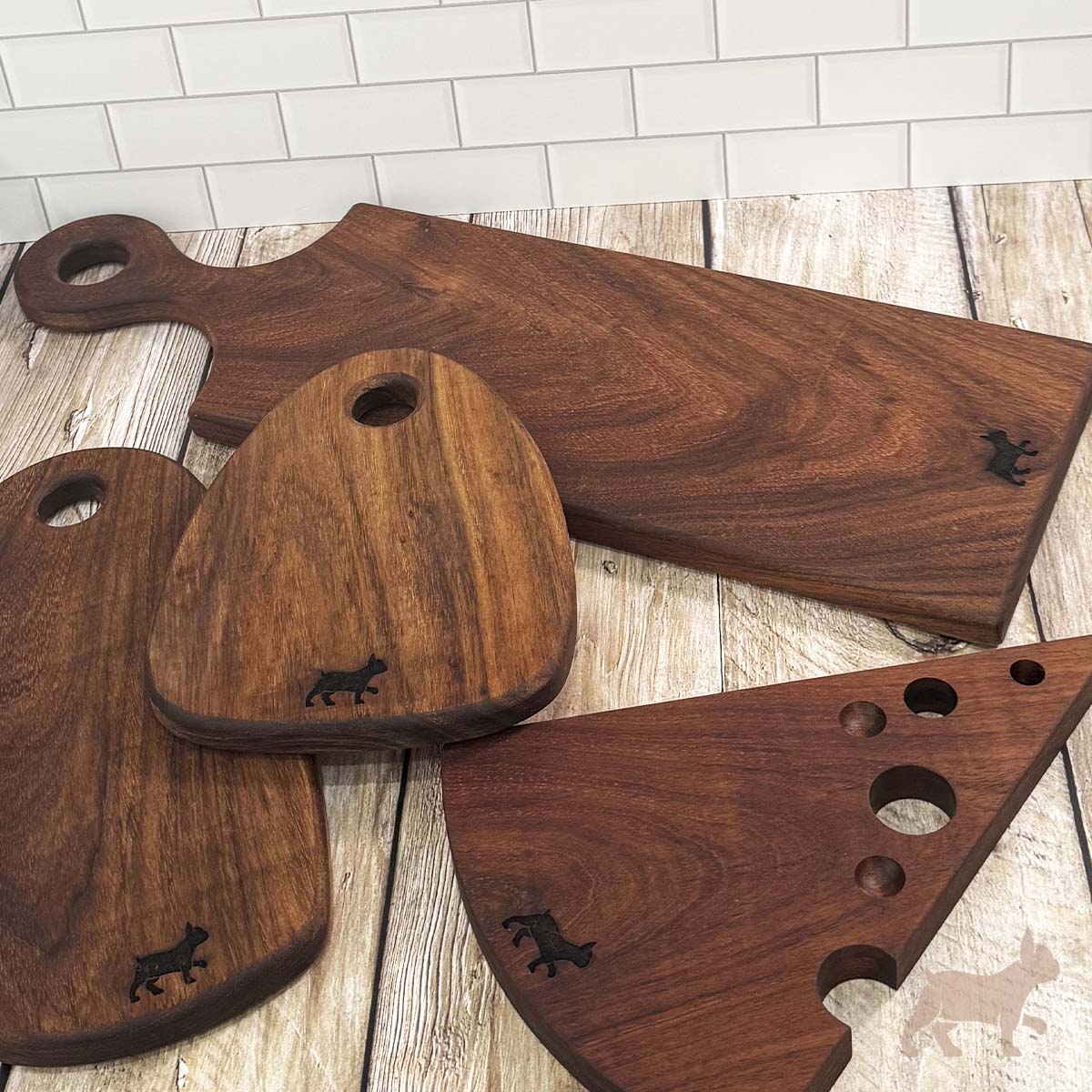 Tabla de madera ovalada grande