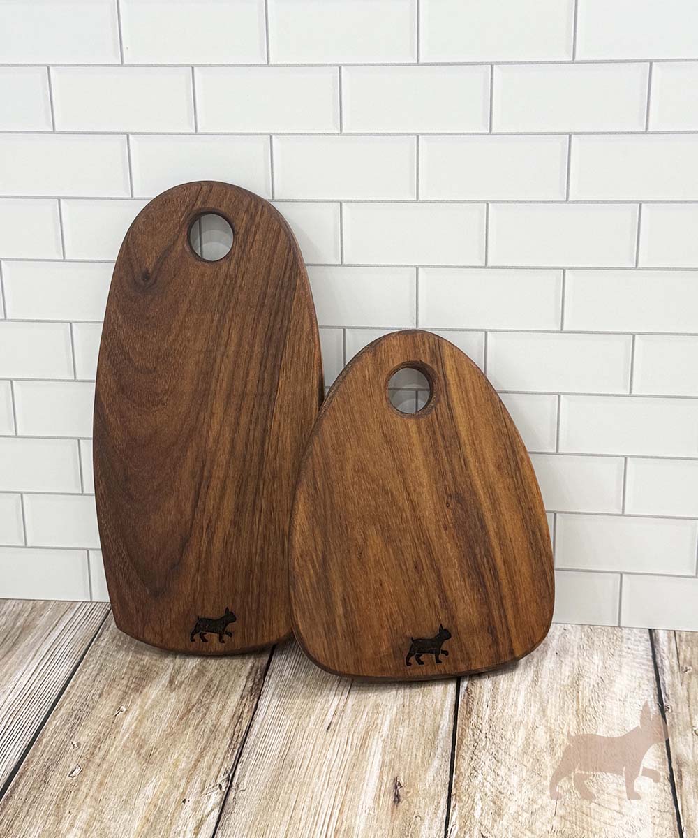 Tabla de madera ovalada grande