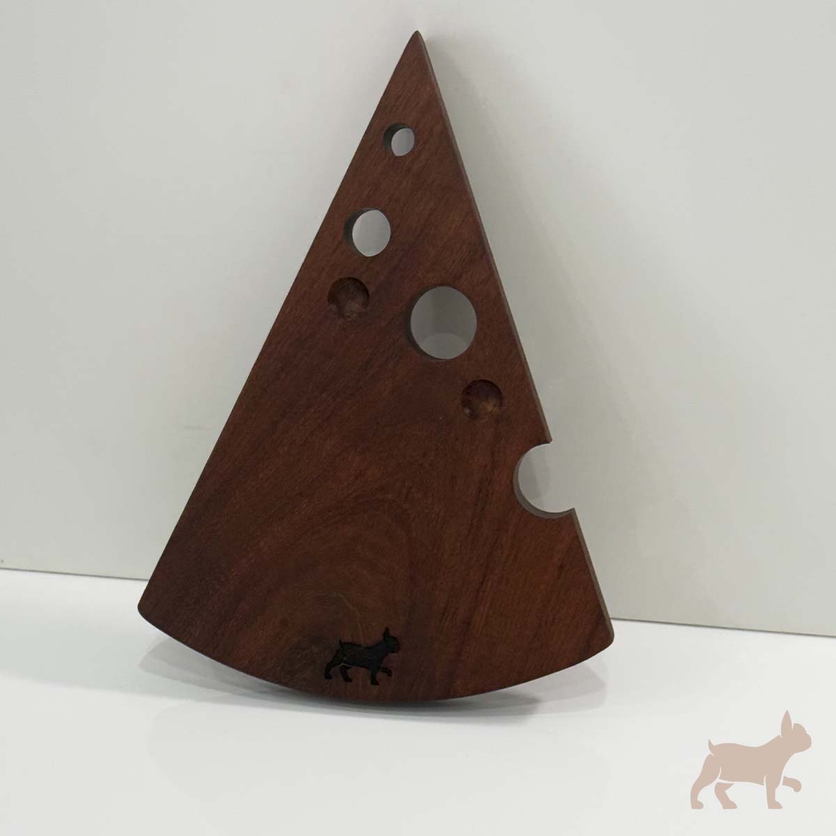 Tabla de madera en forma de quesito
