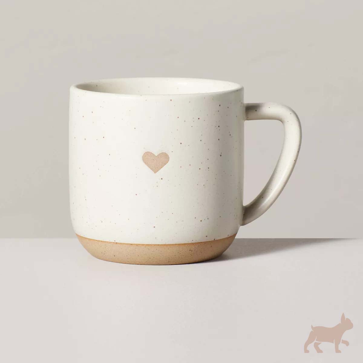 Taza de cerámica corazón