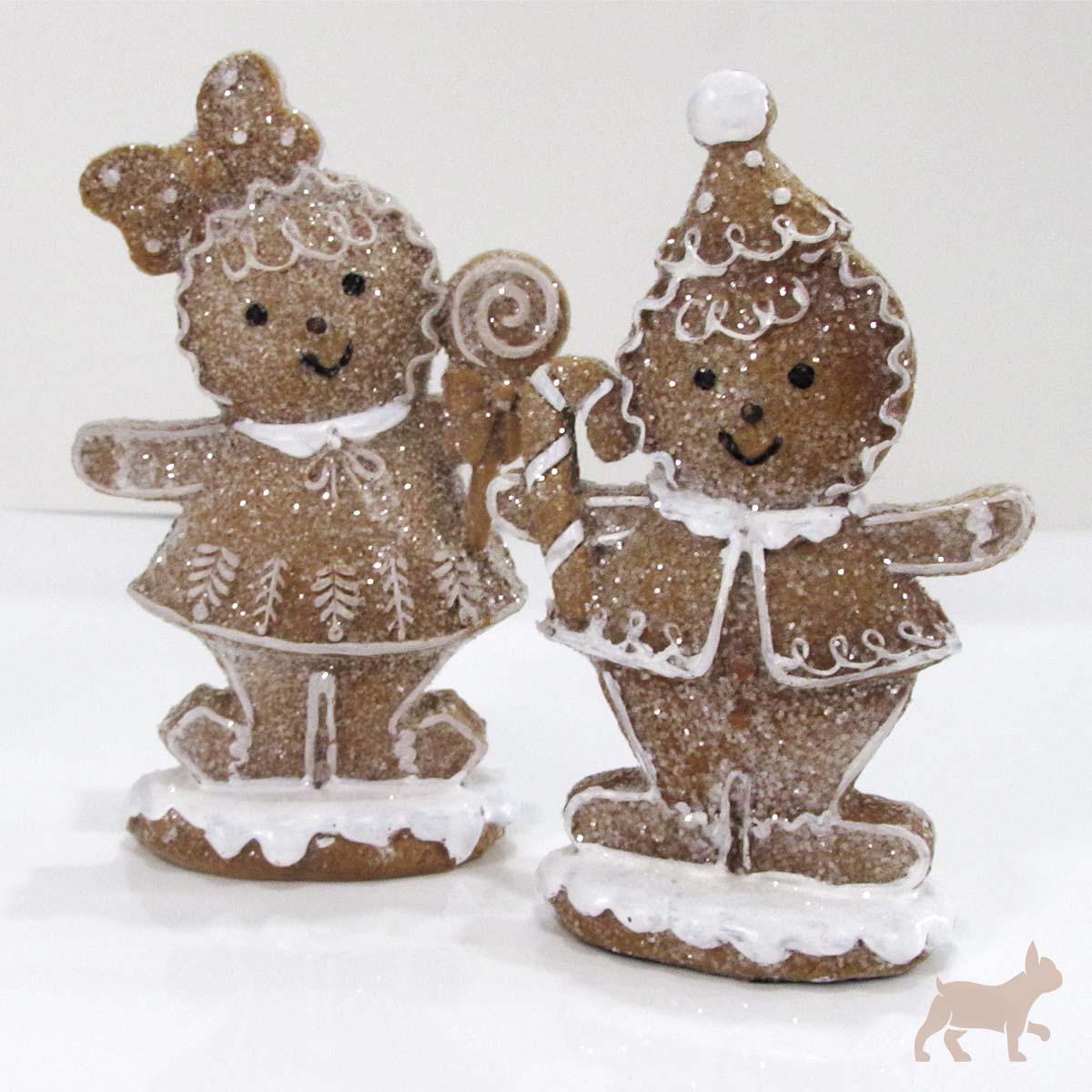 Set árbol de navidad y niños ginger