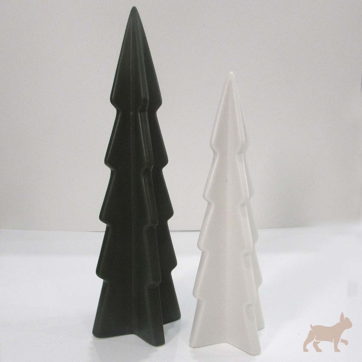 Set pinos verde blanco