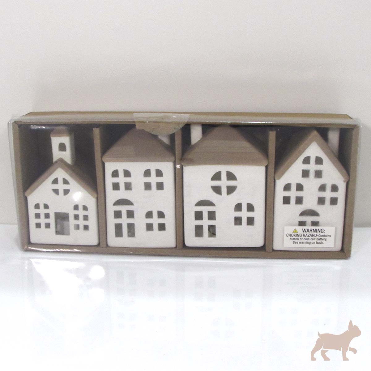 Villas navideñas con luz