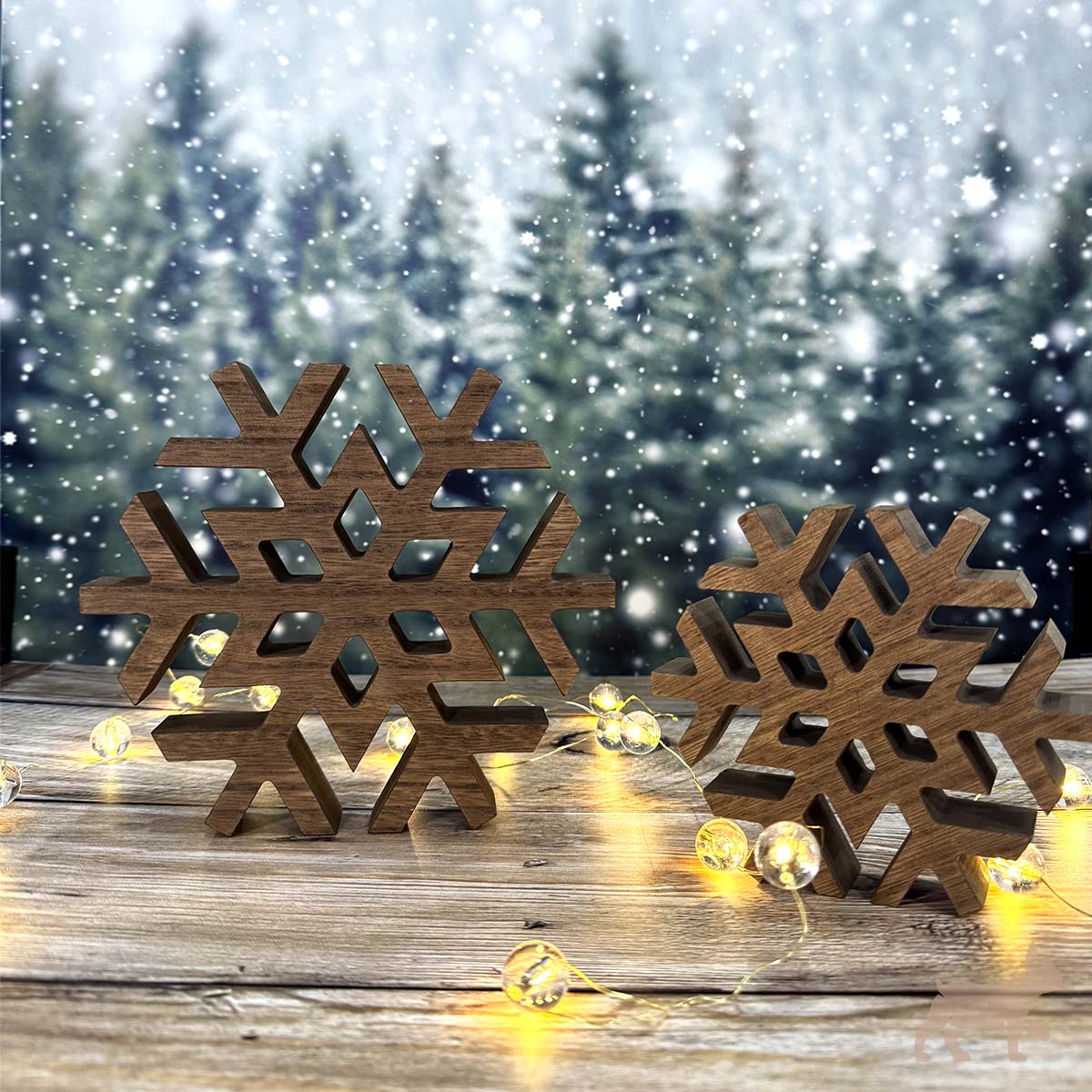 Set 2 copos de nieve