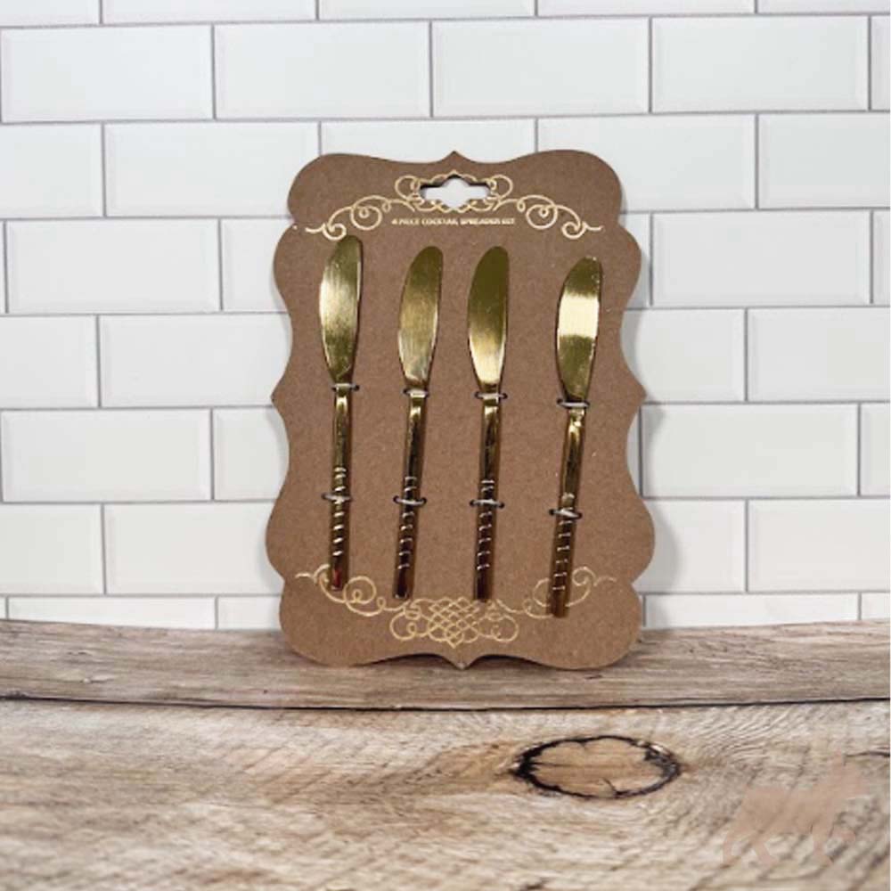 Set 4 cuchillos para untar