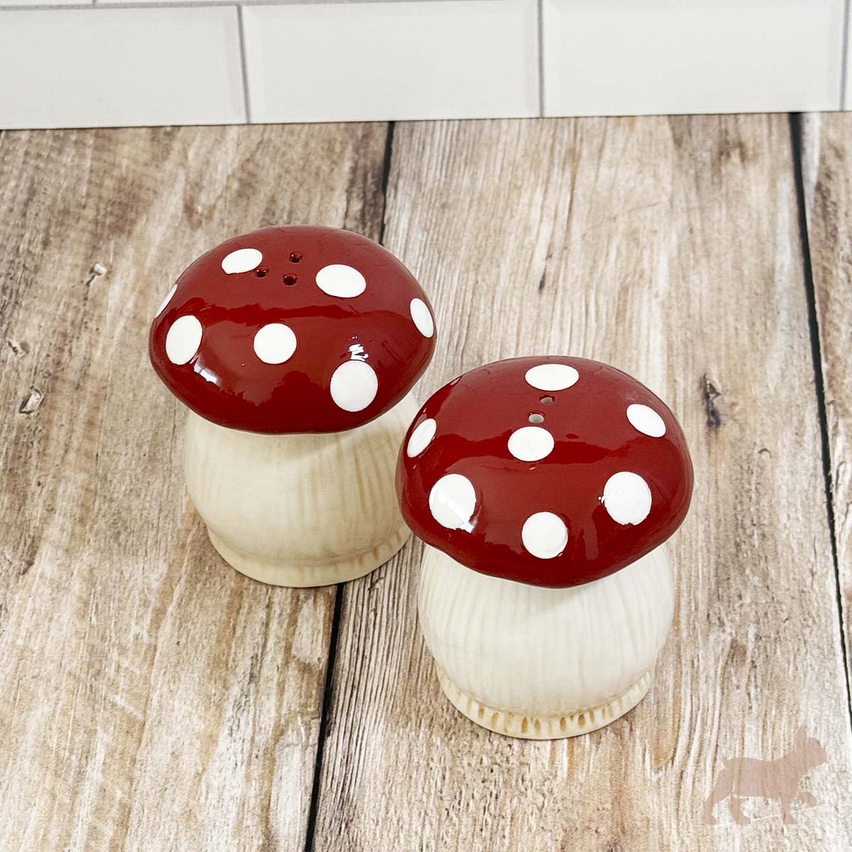 Kit de sal y pimienta diseño de Hongos