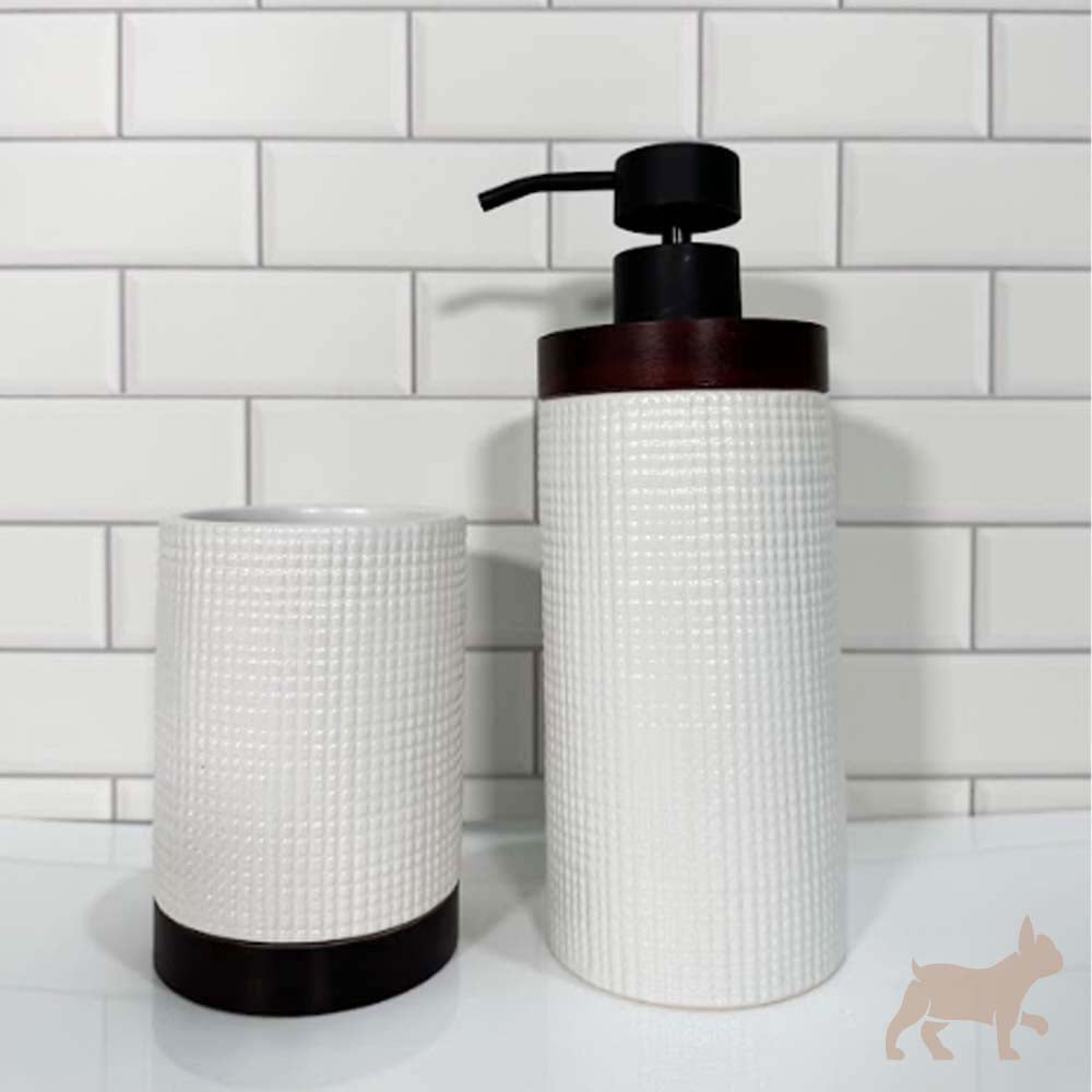 Set jabonera y vaso