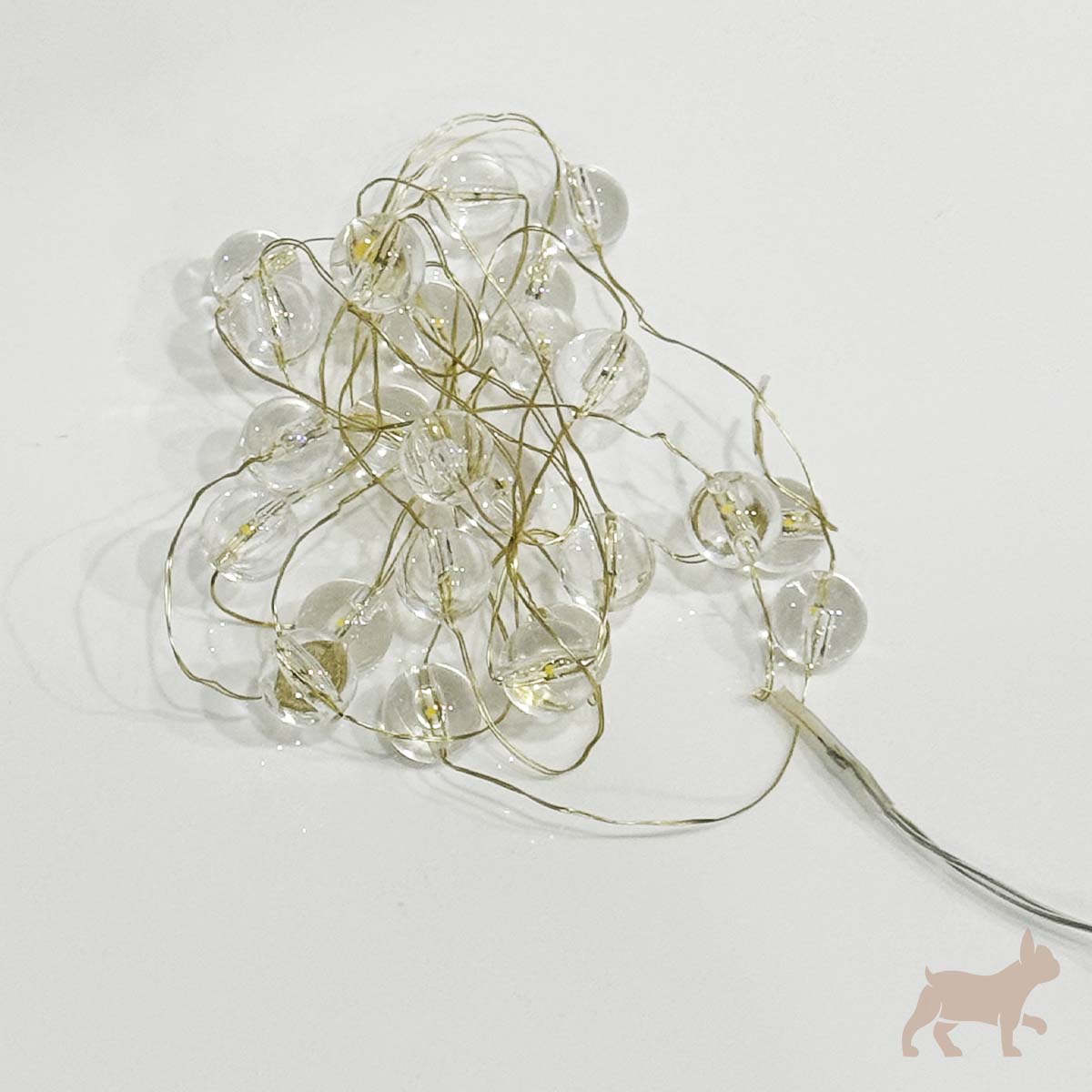 Serie de 25 Luces Esfera Transparente