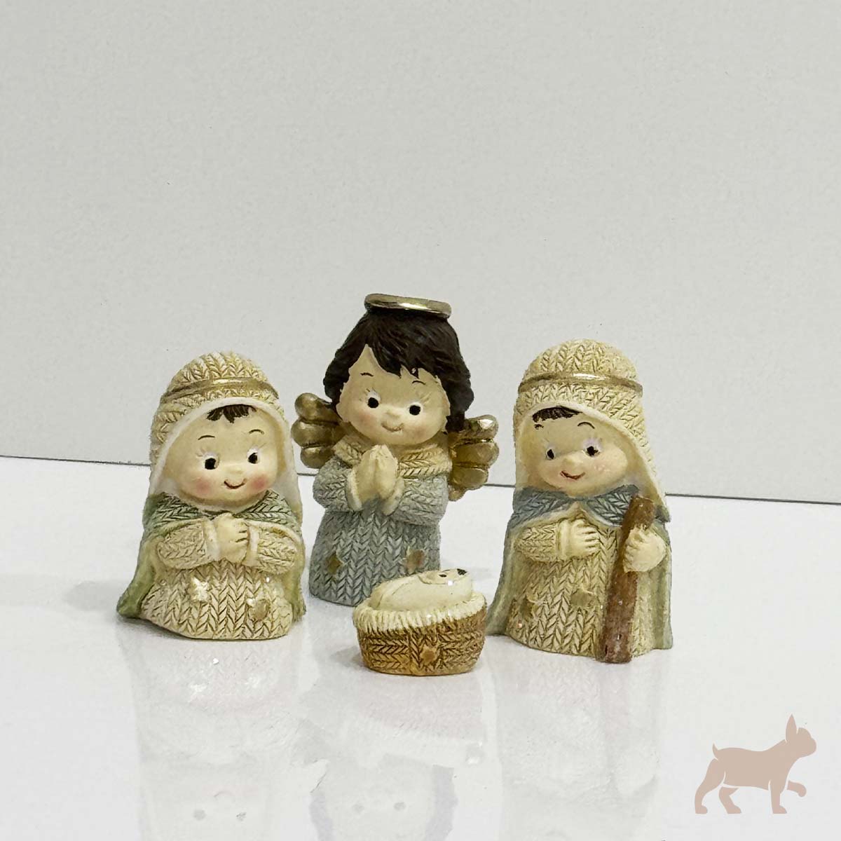 Nacimiento de 10 Piezas Pastel Brillante