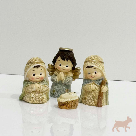 Nacimiento de 10 Piezas Pastel Brillante