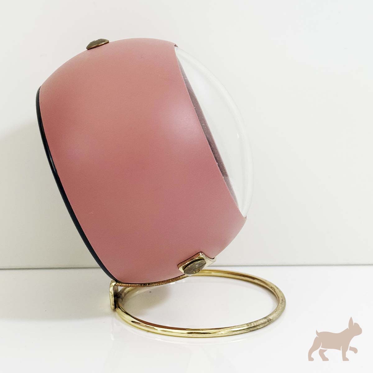 Reloj con alarma estilo Vintage rosa