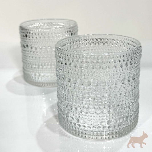 Set 2 vasos de cristal