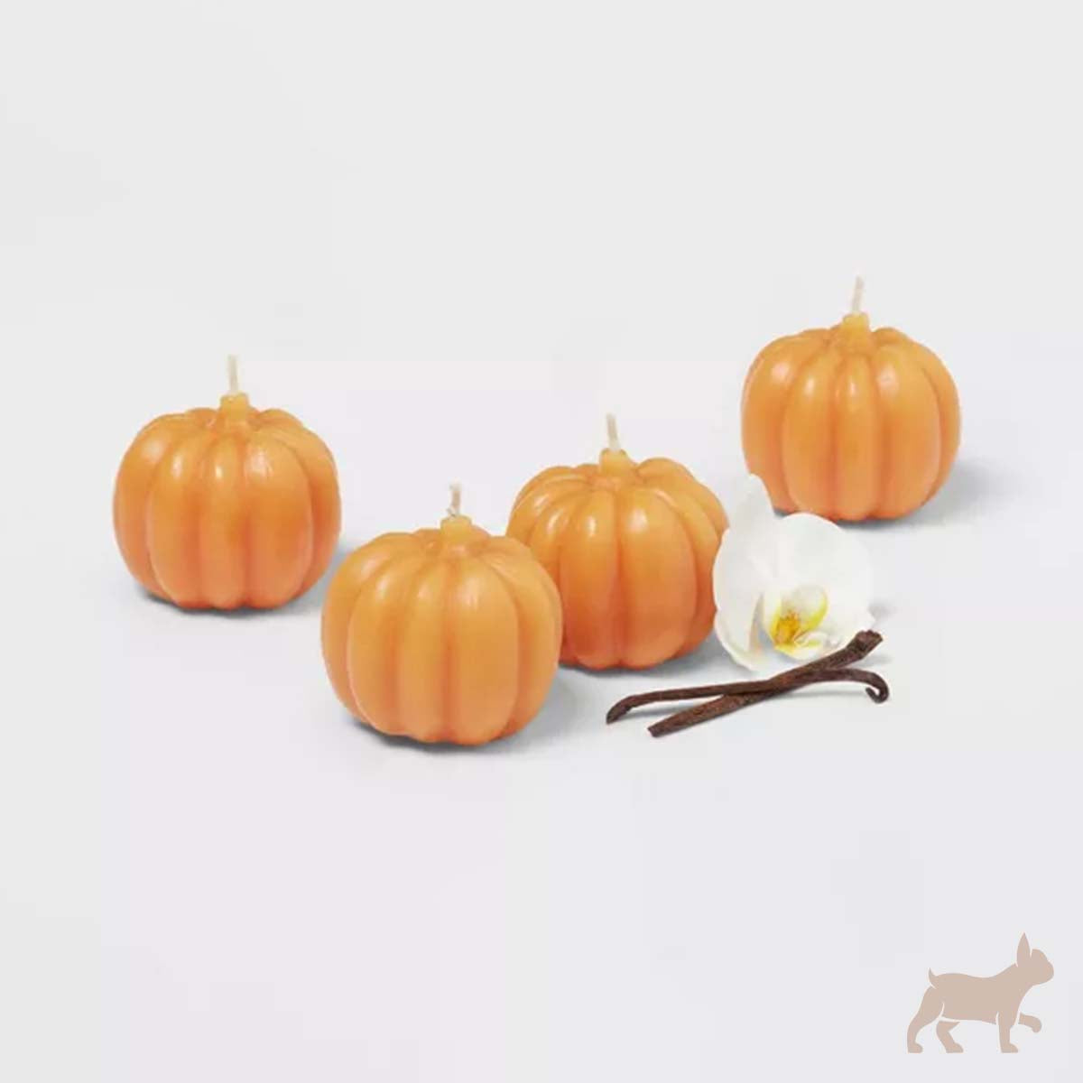 Set 4 velas pumkin